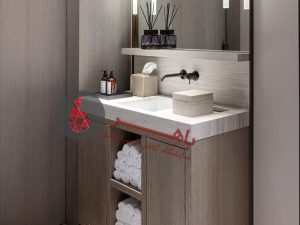 روشویی بهمراه کابینت PVC