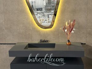 روشویی سرامیکی مدل مونوکالر 2