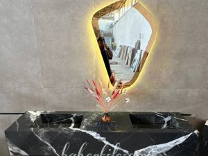 روشویی سرامیکی دو چشمه